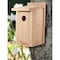 Audubon 12 in. H X 6.4 in. W X 6.4 in. L Red Cedar Bird House NABB4N - alternate 2